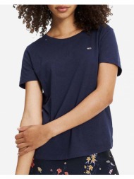 tommy jeans tjw jersey t-shirt dw0dw14616-c87 navyblue