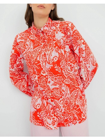 gerry weber blouse 1/1 sleeve 160013-31410-09068 red σε προσφορά
