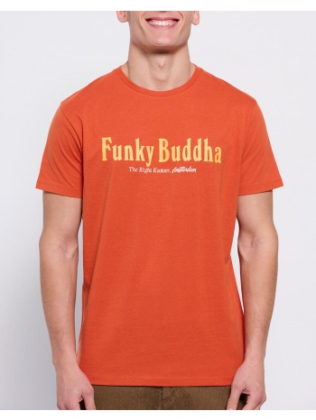 funky buddha t-shirt με branded τύπωμα