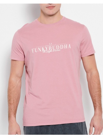 funky buddha βαμβακερό t-shirt με funky buddha τύπωμα