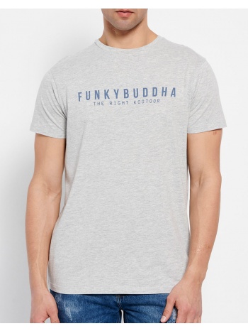 funky buddha essential t-shirt με branded τύπωμα