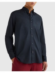 tommy hilfiger πουκαμισο core flex poplin rf shirt mw0mw25035-bds black