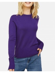 jjxx jxlara soft crew neck knit noos πουλοβερ 12200214-acai purple