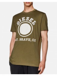 diesel t-diegor-k64 t-shirt a110460grai-5af olive
