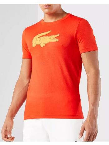 lacoste μπλουζα κμ tee-shirt 3th2042-csd orangered