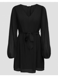 only onlstar life plisse sleeve dress 15305846-black black