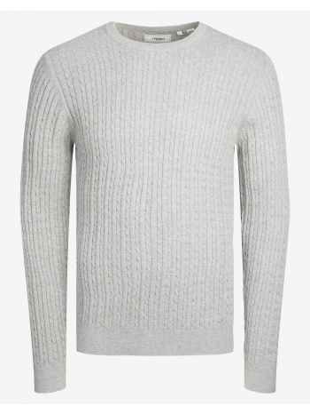 produkt pktori basic cable knit 12243198-light grey melange σε προσφορά
