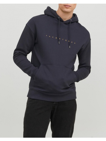 jack&jones jjestar jj sweat hood noos 12233972-dark navy