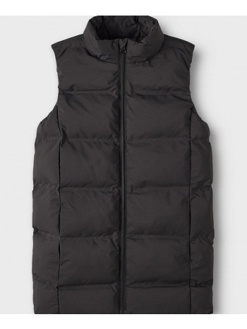 name it nkfmellow long puffer vest tb 13219028-black black σε προσφορά