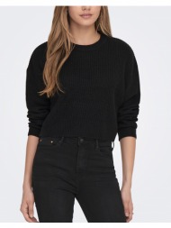 only onlmalavi l/s cropped pullover knt noos 15284453-black black