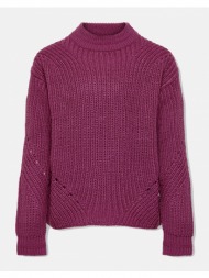 only kognewriley pullover cp knt 15306455-red violet purple
