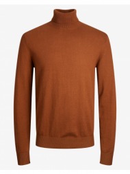 product pktori basic knit roll neck 12194865-cambridge brown brown