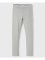 name it nkfdavina solid swe legging bru n noos 13195885-grey melange gray