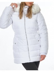 only onlnewcamilla quilt fur hood coat cc otw 15304765-bright white white