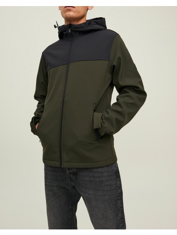 jack&jones μπουφαν jjemarvin hood softshell noos