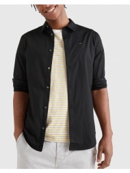 tommy jeans πουκαμισο tjm original stretch shirt dm0dm04405-078 black