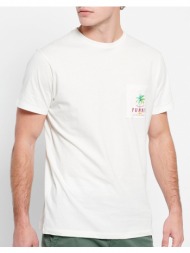 funky buddha ανδρικό t-shirt με τσέπη στο στήθος fbm007-385-04-off offwhite