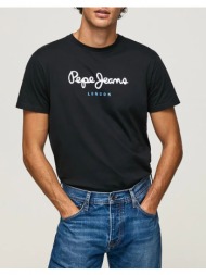 pepe jeans drop 0 eggo n μπλουζα ανδρικο pm508208-999/black black