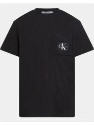 calvin klein ripstop panelled t-shirt j30j324679-beh black