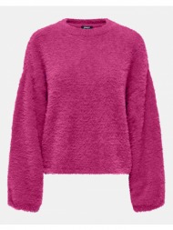 only onliggy ls wide sleeve knt 15291059-phlox pink pink