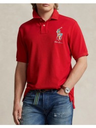 ralph lauren sskcclsm1-short sleeve-polo shirt 710926413-001 red