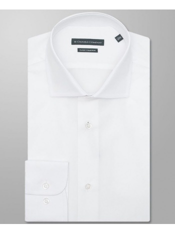 oxford company club πουκαμισο m111nrj20.01-01 white