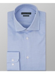 oxford company club πουκαμισο z217nrm20.02-02 blue