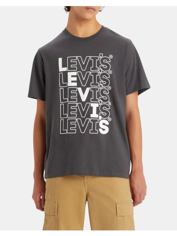 levis relaxed fit tee 16143-1428-1428 darkgray σε προσφορά