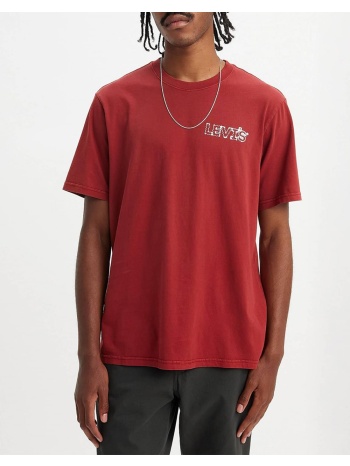levis relaxed fit tee 16143-1301-1301 red σε προσφορά