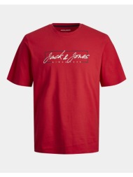 jack&jones jjzuri tee ss crew neck jnr 12249699-true red red