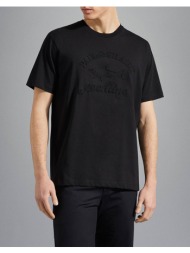 paul&shark men``s knitted t-shirt 23411196-11 black