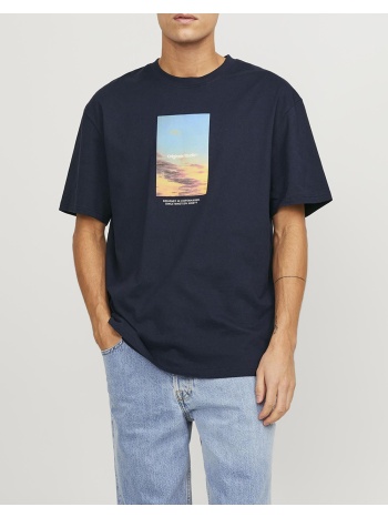 jack&jones jorvesterbro picture tee ss crew neck sn