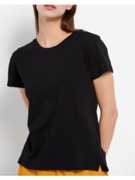 funky buddha essential t-shirt με στρογγυλή λαιμόκοψη fbl007-105-04-black black