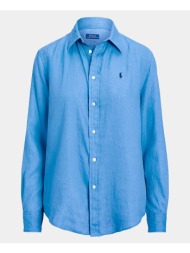 ralph lauren ls rx anw st-long sleeve-button front shirt 211920516-012 blue
