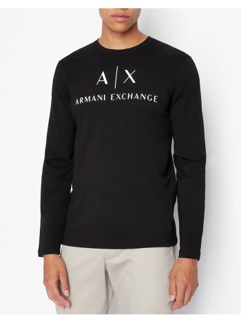 armani exchange t-shirt 8nztchz8h4z-1200 black