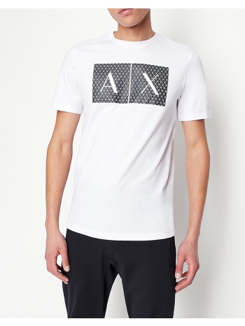 armani exchange t-shirt 8nztckz8h4z-1100 white