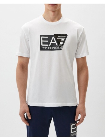 ea7 t-shirt 3dpt09pj02z-1100 white