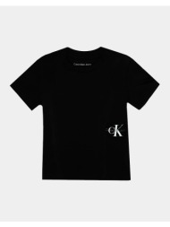 calvin klein monogram off placed ss t-shirt ig0ig02430-8-16-beh black
