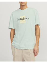 jack&jones jorlafayette branding tee ss crew nec ln 12250436-skylight turquoise