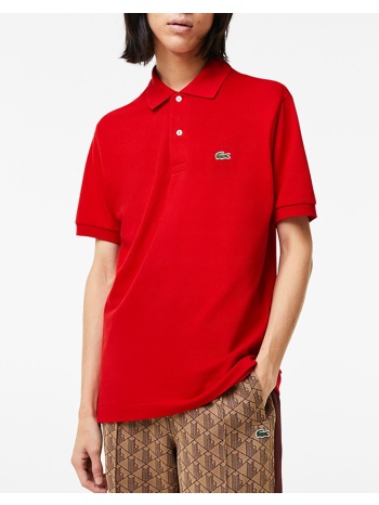 lacoste μπλουζα κμ polo ss 3l1212-240 red