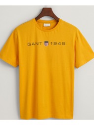 gant μπλουζα κμ printed graphic ss t-shirt 3g2003242-710 yellow