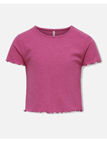 only kognella s/s o-neck top noos jrs 15225338-raspberry σε προσφορά