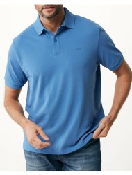 mexx peter basic pique polo regular fit mf007100541m-174028 skyblue