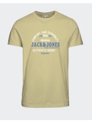 jack&jones jjminds tee ss crew neck jnr 12255261-french vanillamelange cream