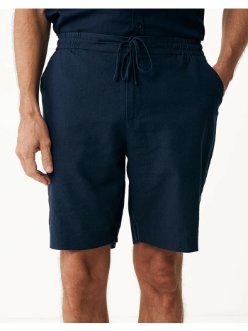 mexx daniel basic linen shorts mf007300541m-194020 darkblue