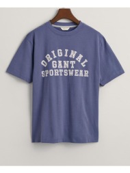 gant μπλουζα κμ original sportswear t-shirt 3g905233-1-421 darkblue