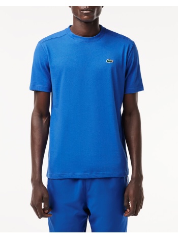 lacoste μπλουζα κμ tee-shirt 3th7618-ixw electricblue