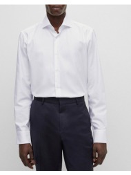 boss πουκαμισο h-joe-spread-c1-222 50474279-100 totalwhite