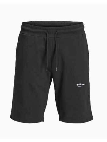 jack&jones jpstarrow sweat shorts jnr 12255113-black black σε προσφορά