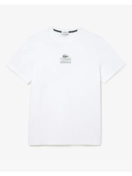lacoste μπλουζα κμ tee-shirt ss 3th1147-001 white
